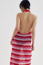 Load image into Gallery viewer, GOOD MORNING HALTER DRESS - SUGAR STRIPE
