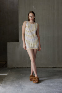 COSMO SHIFT DRESS - POPCORN