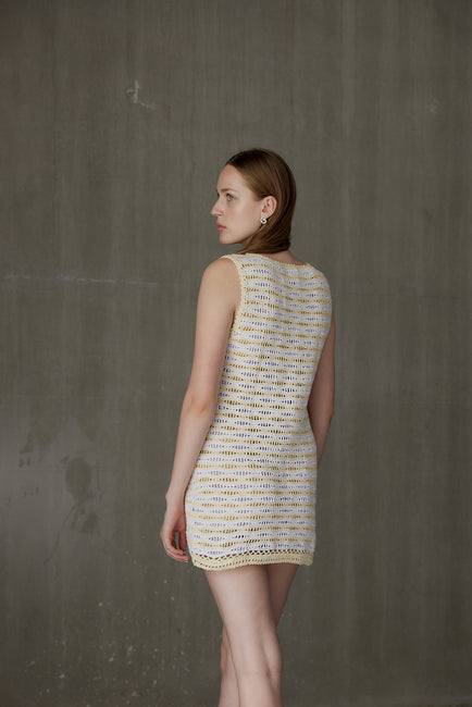 COSMO SHIFT DRESS - POPCORN